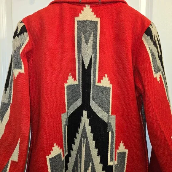 Vintage Chimayo Ortega's Weaving Long Coat - Picture 10 of 14